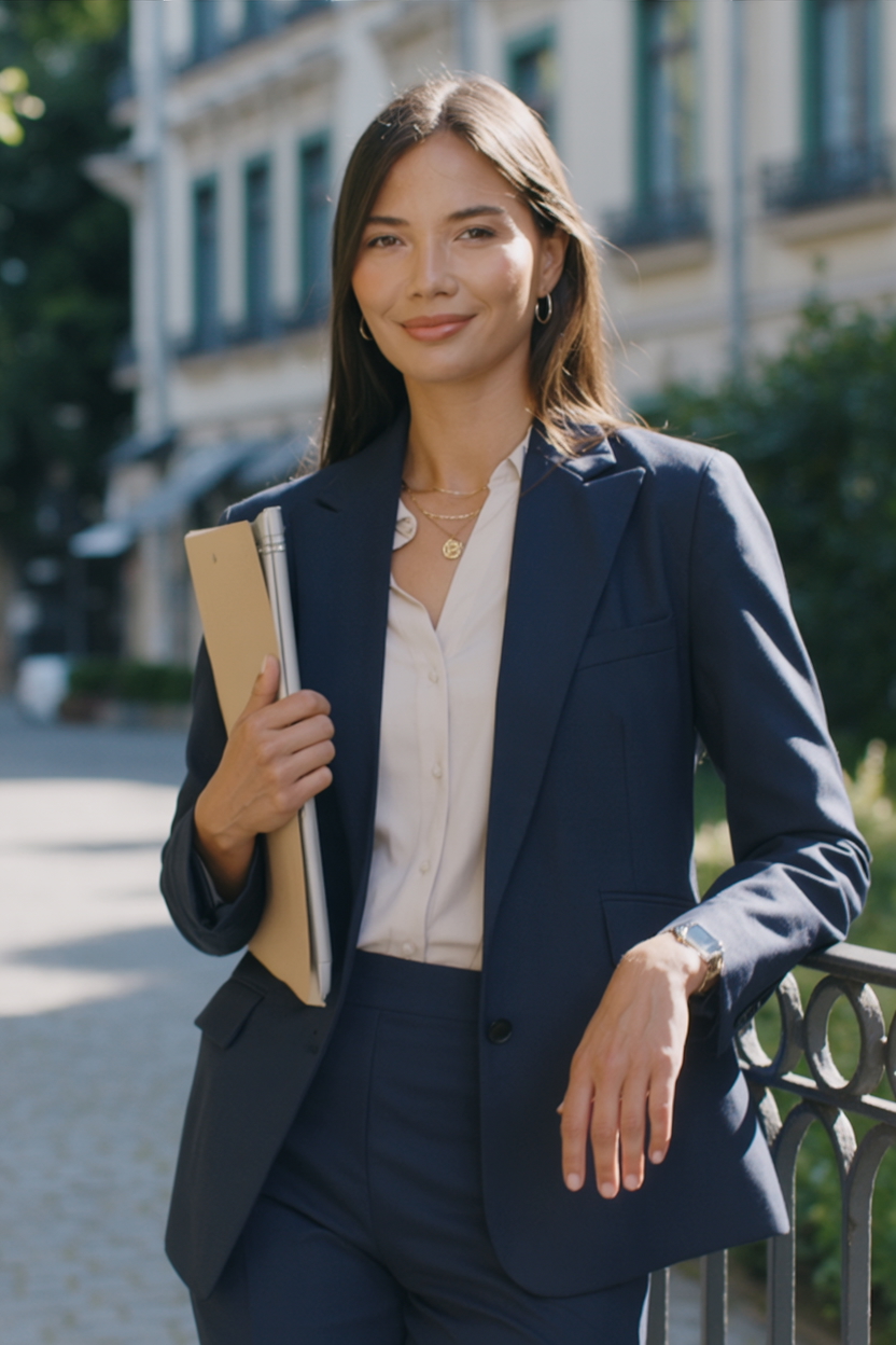 Real estate agent headshot example